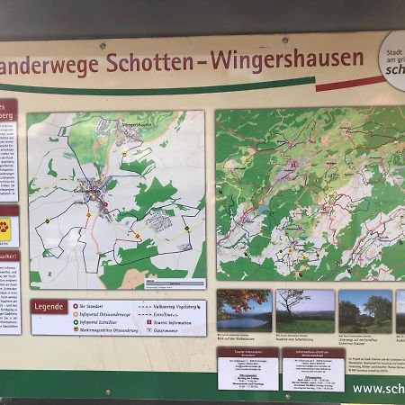 Gesamte Landhaus inklusive Parkplatz auf Grundstück Schotten Exterior foto